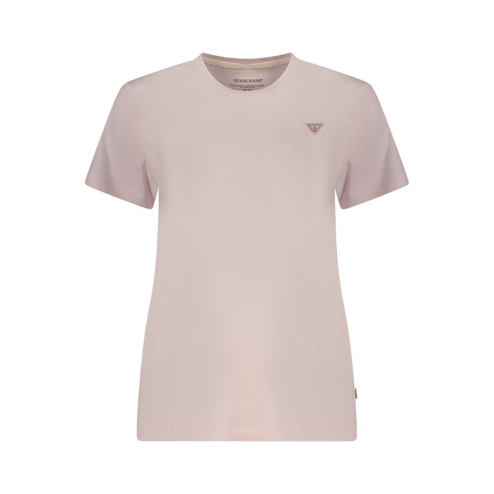 Pink Cotton Women's T-Shirt