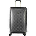 Black Polyurethane Women's Travel Bag