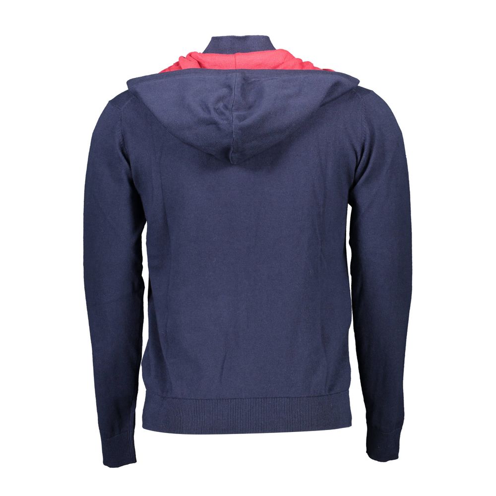 Мужской кардиган из синего хлопка